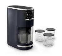 Moulinex Dolci, Gelatiera con 10 Programmi per Gelato, Sorbetto, Yogurt, Cocktail e Tanto Altro, Capacità Fino a 1,4L, con Tecnologia 1-Step Perfector, Pulizia Automatica, Colore Black Knight, MJ6038