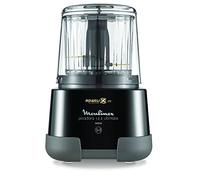 Moulinex DP8108 Moulinette Ultimate, Tritatutto Elettrico, Lame in Titanio, Tecnologia Powelix Life, 1000W, Capacità fino a 550ml, Funzioni 5in1, Nero