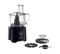 MOULINEX Easy Force FP2428 ROBOT DA CUCINA, 800 W, capacità ciotola 1,4 l, Nero