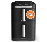 MOULINEX Easy Fry Crispy Stack EZ7568 FRIGGITRICE AD ARIA, capacità 10 l, Max potenza 2700 W, programmi, Nero