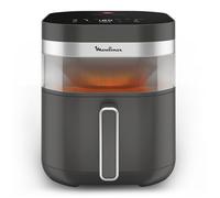 Moulinex Easy Fry Infrared, Friggitrice ad Aria 7L, Doppia Resistenza, Riscaldamento 2 Volte Più Veloce, Cottura Rapida, Lavabile in Lavastoviglie, Finestra di Osservazione, Colore Coal Grey, EZ832H