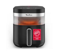 Moulinex Easy Fry Infrared, Friggitrice ad Aria 7L, Doppia Resistenza, Riscaldamento 2 Volte Più Veloce, Cottura Rapida, Lavabile in Lavastoviglie, Finestra di Osservazione, Colore Coal Grey, EZ832H