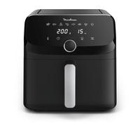 Moulinex Easy Fry Mega, Friggitrice ad Aria 7.5 Litri a Ridotto Consumo Energetico per Famiglie, Cestello Antiaderente Lavabile in Lavastoviglie, Design Compatto, 8 Modalità, App Ricette, EZ8558