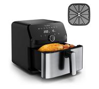 Moulinex Easy Fry Mega Friggitrice Ad Aria Capacità Extra Large 7 5L/2Kg 8 Programmi Preimpostati Acciaio Inossidabile