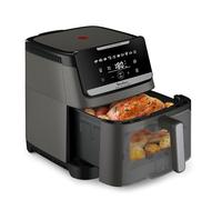Moulinex Easy Fry Silence 7L, Friggitrice ad Aria Silenziosa e Compatta, Fino a 8 Persone, Frontale del cestello rimovibile, Finestra di Visualizzazione, EZ846HF0
