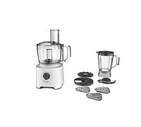 Moulinex FP2461 Easy Force Robot da Cucina Multifunzione All-in-One, 2.4 Litri, 700 W, 6 Accessori per 25 Funzioni, Robot Frullatore e Tritatutto