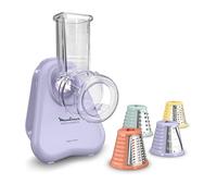 Moulinex Fresh Express, Tritaverdure Elettrico 4 in 1, Sistema per Servire Direttamente, Facile da Pulire e Riporre, Colore Lilla, DK8546
