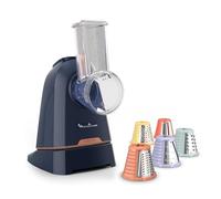 Moulinex Fresh Express Twist, Tritatutto, Sistema Direct Serve per Qualsiasi Contenitore, 5 Funzioni, Blu, DK8654E0