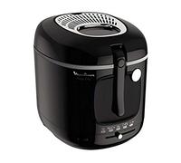 Moulinex Friteuse Friggitrice Fry Mega, Plastica, Nero/Argento
