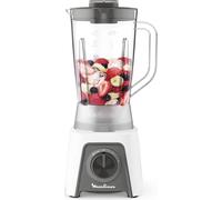 Moulinex Frullatore con Bicchiere Capacità 1,5 Litri Potenza 450 watt Bicchiere graduato colore Bianco - LM2C01 Blendeo +