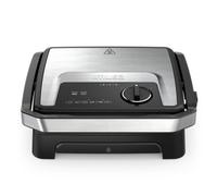 Moulinex GI272D Griglia Elettrica Inicio Adjust 2000W, Piastra Panini e Grill 2-in-1, Antiaderente, Termostato Regolabile