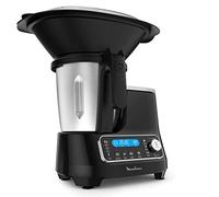 Moulinex HF4568K ClickChef Robot da Cucina Multifunzione, Ricette Pronte in 2 Click, 1400 W, 3.6 L, 30-150 °C, 5 Programmi Automatici e Modalità Manuale, 7 Accessori, Ricettario Incluso (200 Ricette), Nero