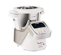 Moulinex HF900110 i-Companion Robot Multifunzione da Cucina, Connesso alla sua App Dedicata, 1550W, Argento/Bianco