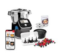 Robot da cucina Moulinex i-Companion Touch Pro con funzione cottura, 18 modalità, ricette personalizzate, bilancia integrata, ispirazione illimitata per ricette, praticamente silenzioso, app Moulinex,