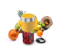 Moulinex Lightmix, Frullatore Portatile 300ml, Potente e Silenzioso, Bicchiere in Tritan Infrangibile, Lunga Autonomia e Auto Spegnimento, Colore Giallo, LM1C02
