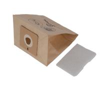 Moulinex MT000501 Confezione da 6 sacchetti di carta e 1 panno in microfibra Accessimo/Compacteo