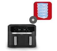 Moulinex Pack Esclusivo Online - Dual Easy Fry Xxl 11L Set 5 Contenitori Per Alimenti