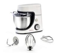 Moulinex Robot pasticcere 4,6 l, 8+impulso vel, frusta whisk, alluminio pressofuso, 1100 W, Masterchef Gourmet