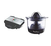 Moulinex Sm156D Ultracompact Metal Sandwich Maker, Piastre Con Rivestimento Anti