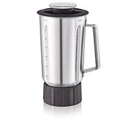 Moulinex XF636DB1, Frullatore in acciaio Inox, accessorio per robot da cucina Masterchef Gourmet, capacità 1,5 litri, resiste agli sbalzi termici