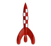 17cm Moon Drakete PVC/ABS Red and White