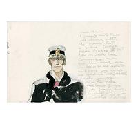 Moulinsart Postcard Corto Maltese, Handwritten Letter (17,5x12,5cm)