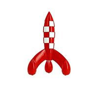 Moulinsart Tintin 46949 Razzo Lunare 30 cm, Disegno, Bianco, Rosso