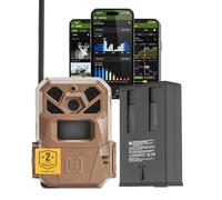 Moultrie Edge 2 - Fotocamera cellulare Trail - Connessione automatica 4G LTE a livello nazionale - Foto da 36 MP su richiesta - Video 1080p con audio HD - Raggio di rilevamento di 30 m - Flash a bassa