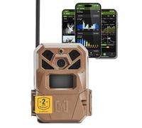Moultrie Edge 2 - Fotocamera cellulare Trail - Connessione automatica 4G LTE a livello nazionale - Foto da 36 MP su richiesta - Video 1080p con audio HD - Raggio di rilevamento di 30 m - Flash a bassa