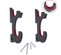 Moumou Set di 2 Ganci da Parete per Spada Samurai con Supporto Regolabile per Spada Katana Wakizashi Tanto Genji, 2-Tier Padded