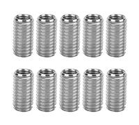 MOUMOUTEN 10 pezzi Filettatura Interna, Filettati Inseri, Dado Riduttore, Dado per Inserto Riparazione Acciaio Inossidabile M8 /M6 Femmina M12 /M8 Kit Di Conversione Filettatura Maschio(M6)