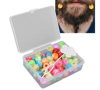 MOUMOUTEN 74 Pezzi Set di Perline per Intrecciare i Capelli - Versatili Dreadlock Perline Bobina per Capelli Gioielli Dreadlock Gioielli Fai da Te per Banchetti Matrimoni (Colore misto)