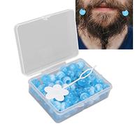 MOUMOUTEN 74 Pezzi Set di Perline per Intrecciare i Capelli - Versatili Dreadlock Perline Bobina per Capelli Gioielli Dreadlock Gioielli Fai da Te per Banchetti Matrimoni (Blu scuro)