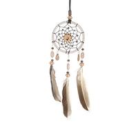 MOUMOUTEN Acchiappasogni, Marrone Fatto A Mano Piuma Conchiglia Acchiappasogni Appeso Alla Parete per L'Applicazione Piccola Auto Dreamcatcher/Decorazione Della Casa