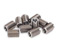 MOUMOUTEN Inserti Filettati, 10 Pezzi Manicotto di Riparazione in Acciaio Inossidabile M8 Femmina e M12 Filettatura Maschio Conversione, Manicotto di Conversione per Raccordi Filettati