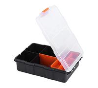 MOUMOUTEN Scatola Di Immagazzinaggio Componente 22 x 15.6 x 6 cm | Strumento Di Impilamento Di Scatole Resistente a Due Strati Per Ricevere Viti, Rivetti, Rondelle Per Bulloni