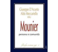 Mounier: persona e comunità