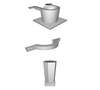 Mount Adapter for KitchenAid Grinder Compatible with Ronco Pasta Machine Stand