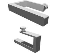 Mount Adapter for Wall-Mounted Power Strips - Universal Extension Lead Converter