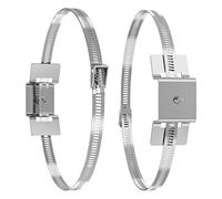 Mount Brackets -Pole Mounting Brackets | Mounting Kit, 2-Piece Adjustable Stainless Steel Hardware Set For Round Telephone Poles Secure Installation For Signs, Cameras, Mailboxes, Water Heaters & Sol