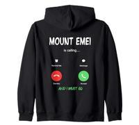 Mount Emei Sta chiamando e Devo Andare in Cina in Viaggio Felpa con Cappuccio