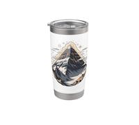 Mount Everest Mountaineering Climber Summit Alpine Bicchiere termico in acciaio inox doppia parete
