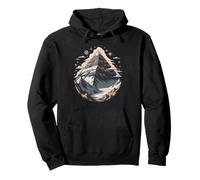 Mount Everest Mountaineering Climber Summit Alpine Felpa con Cappuccio
