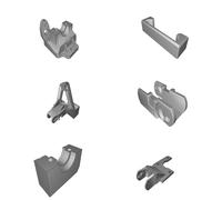 Mount for Geeetech i3 3D Printer 3D-Touch & Cable Chain Compatible Hotend Bowden