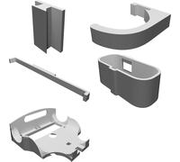 Mount for HTC VIVE Wireless Adapter Cooling System with Dual Fan and Battery