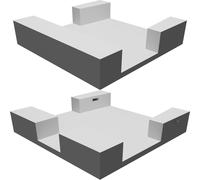 Mount for KK2.0 Flight Controller Compatible with BAH Mini Quadcopter Frame