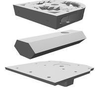 Mount for Peristaltic Pump Compatible with MakerBeam XL 10mm Industrial System