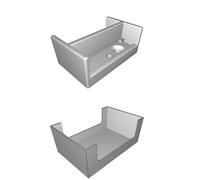 Mount for Square D PK4GTA Terminal Block Heavy Duty Ground Bar Cover