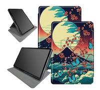 Mount Fuji Sakura Custodia per Microsoft Surface Pro 8 13 pollici, rotazione a 360 gradi, angoli di visione multipli per Microsoft Surface Pro 8 con auto sleep/wake