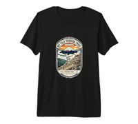 Mount-Fuji Yoshida Vagabondo - Spilla Avventura escursionistica Giapponese Maglietta Premium